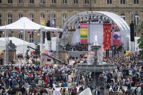 Wenig Teilnehmer beim Katholikentag