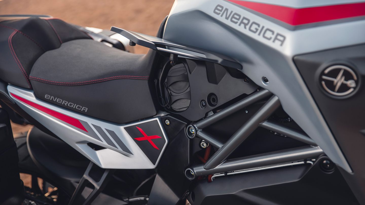Energica Experia Ladeanschluss