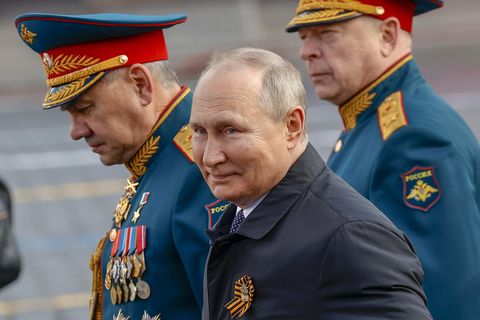 Russland, Moskau: Wladimir Putin befehligt als Oberbefehlshaber den Krieg in der Ukraine