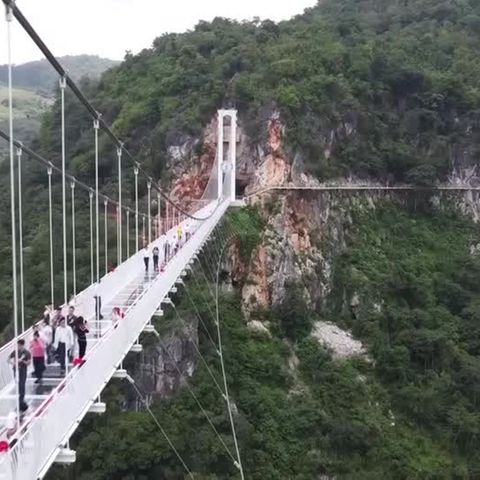 Vietnam: Nichts für schwache Nerven: Längste Glasbrücke der Welt eröffnet