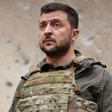 Wolodymyr Selenskyj, Präsident der Ukraine, Ende Mai bei einem Besuch der Region Charkiw