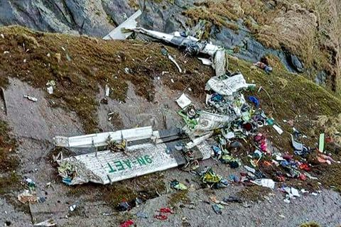 Wrack Twin Otter der Tara Air