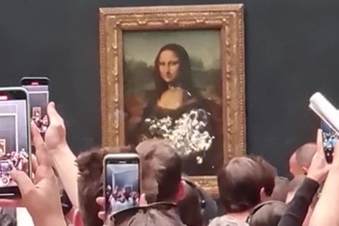 Video: Klimaprotest mit Mona Lisa