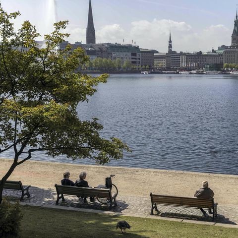 Binnenalster in Hamburg