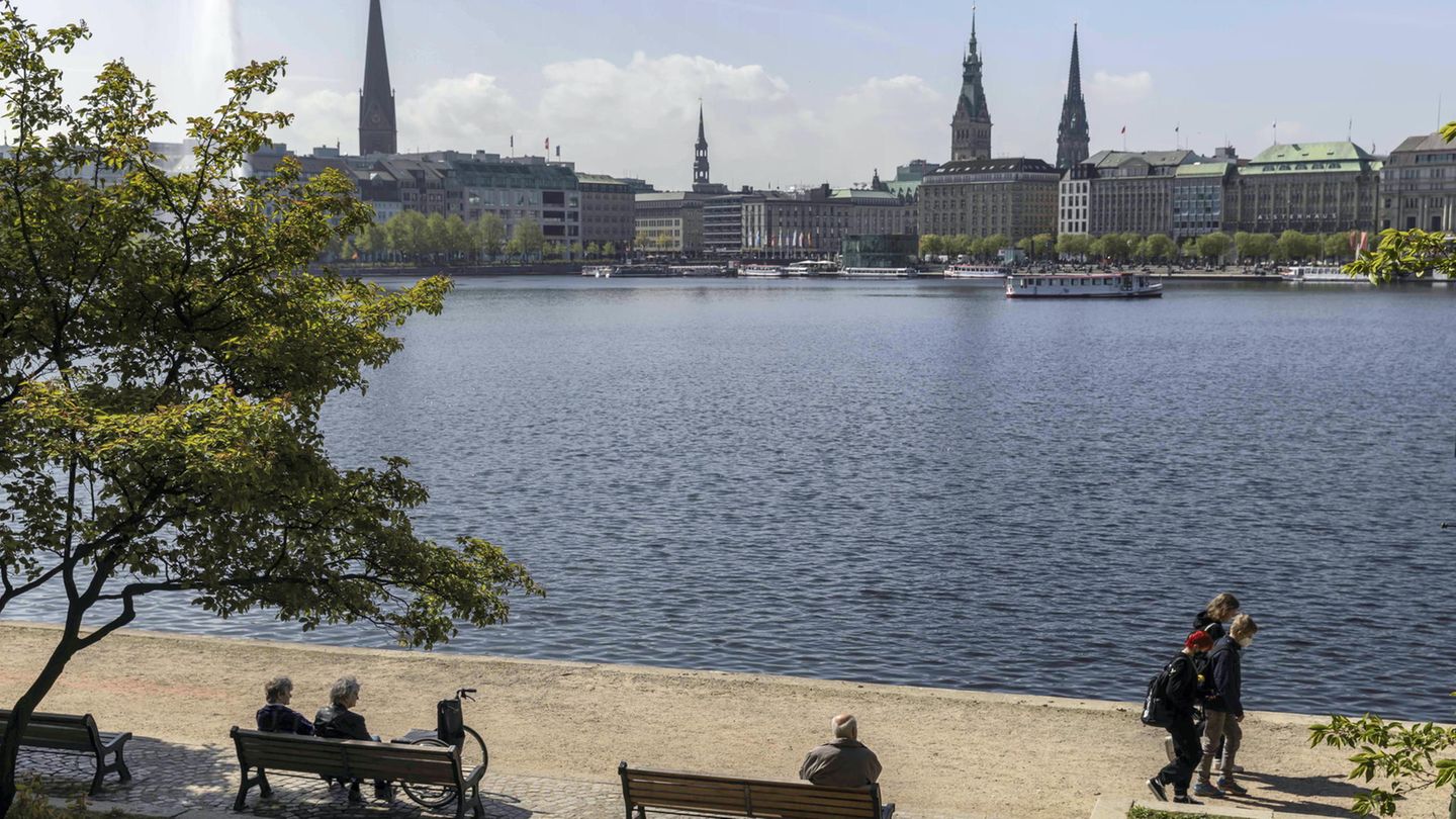 Binnenalster in Hamburg