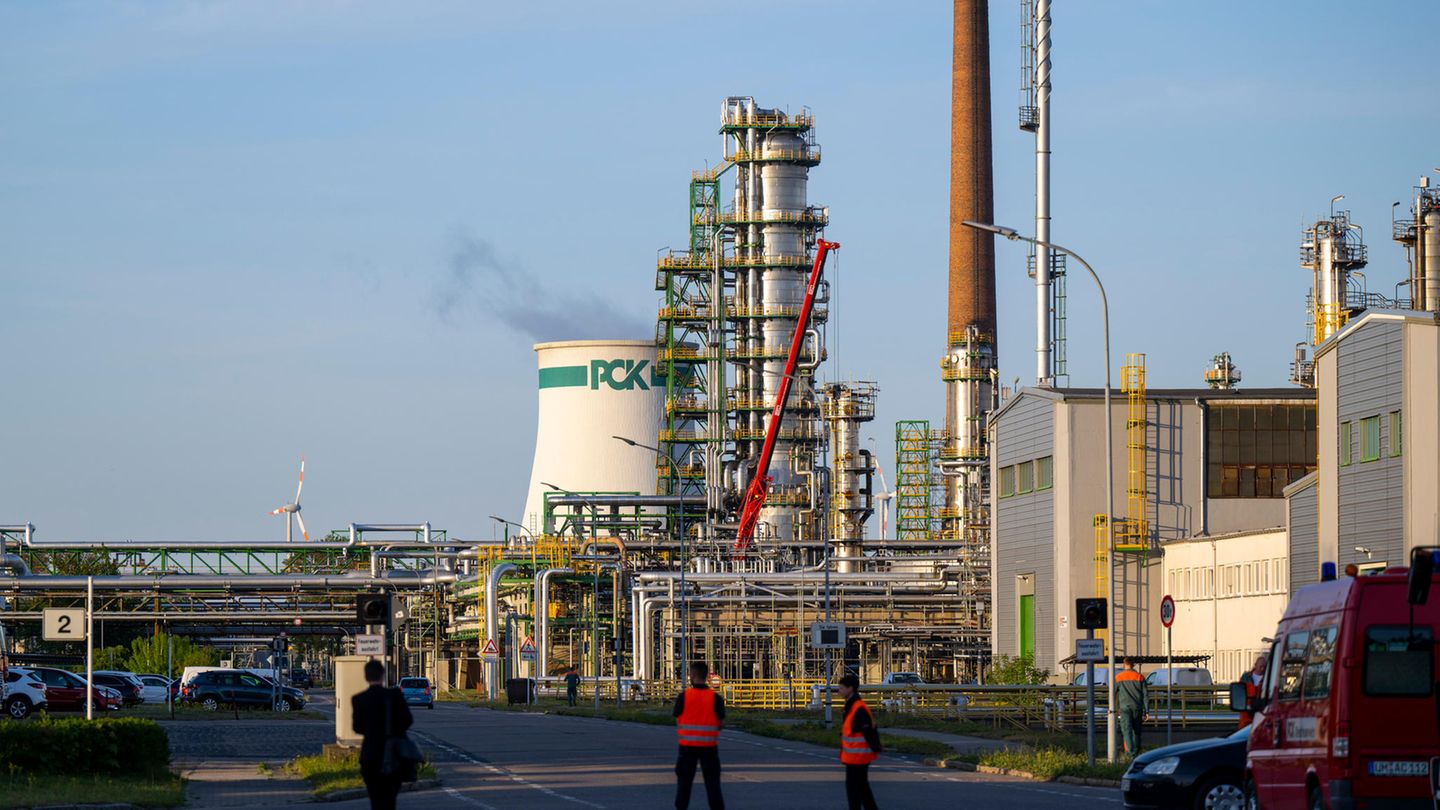 Industriegelände der PCK-Raffinerie GmbH