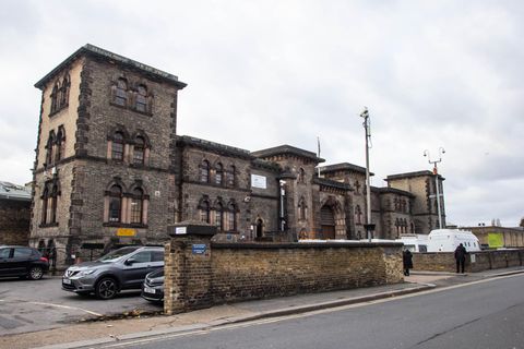 Großbritannien, London: Außenaufnahme des HM Prison Wandsworth