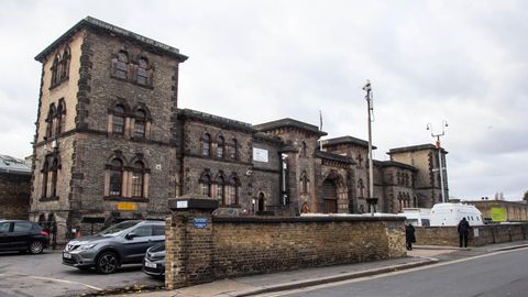 Großbritannien, London: Außenaufnahme des HM Prison Wandsworth
