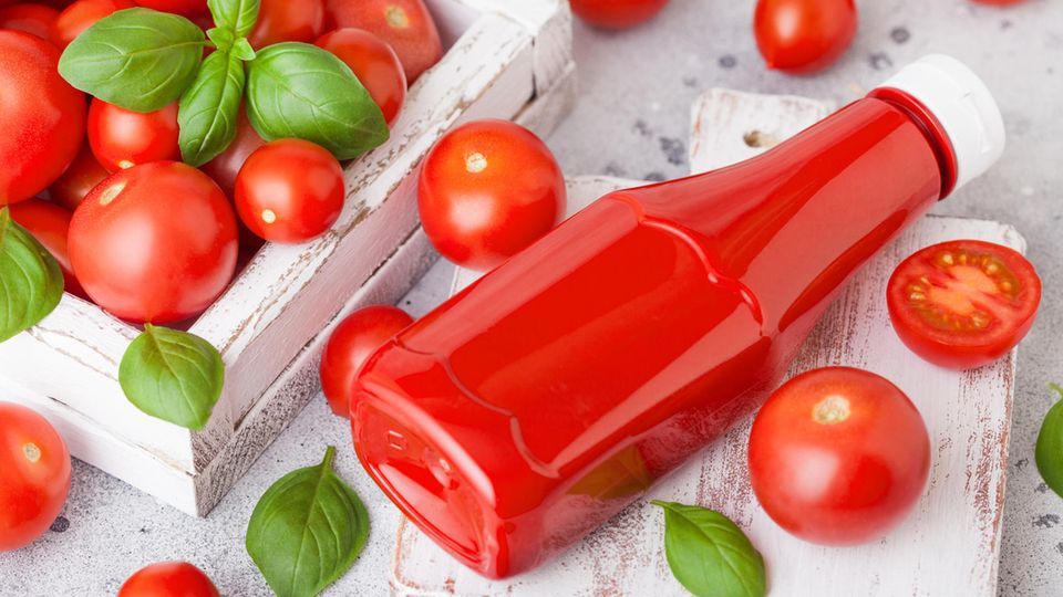 Geöffnete Flasche Ketchup  Im Kühlschrank: 6 Monate