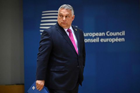 Ungarns Präsident Victor Orban in Brüssel