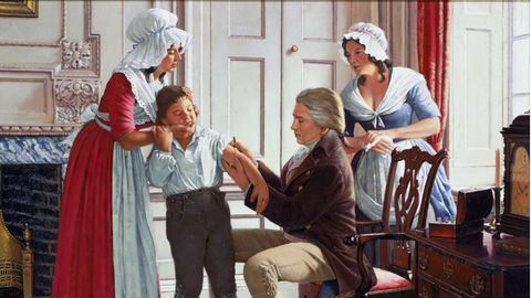Edward Jenner, Erfinder der Pockenimpfung