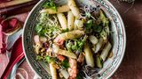 Spargel-Rhabarber-Salat