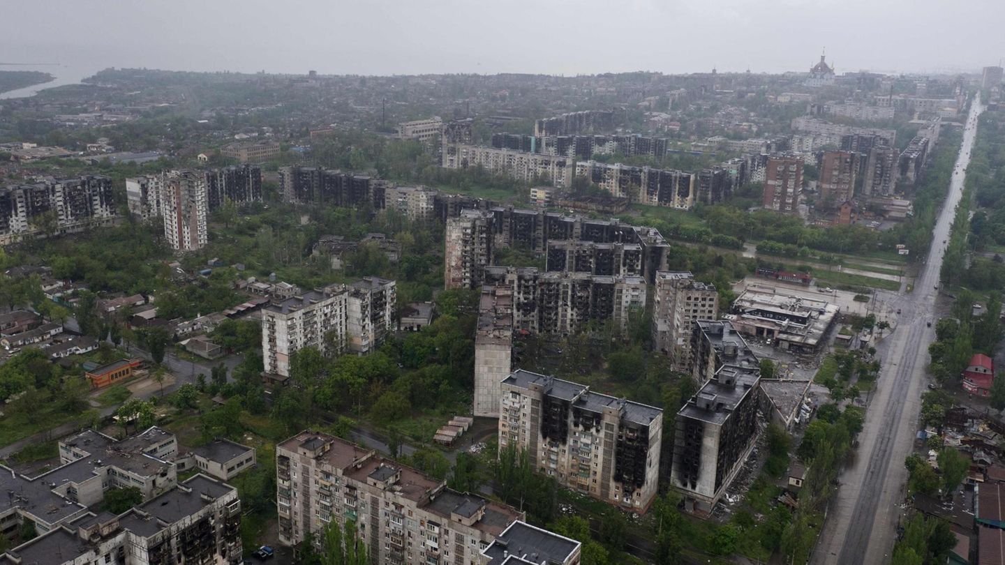 Mariupol ist beinahe komplett zerstört