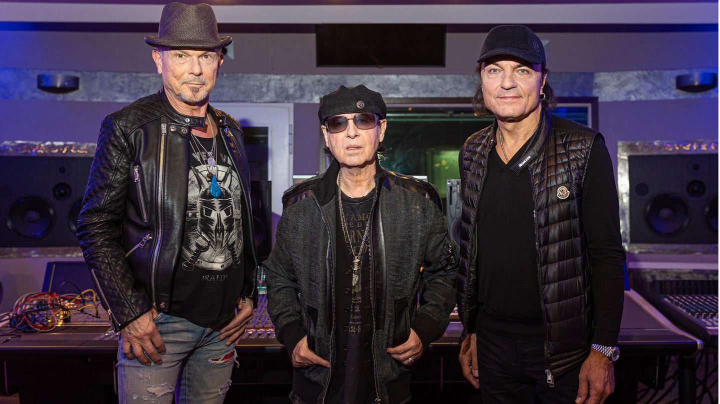 Die Scorpions im Studio