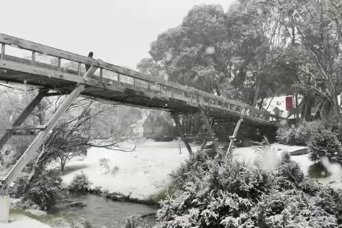 Video: Wintereinbruch in Down Under: Australien erlebt starke Schneefälle