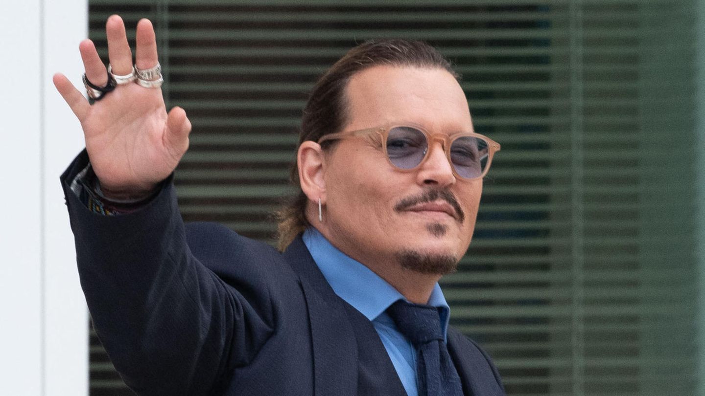 Johnny Depp wins in court – and celebrates from afar