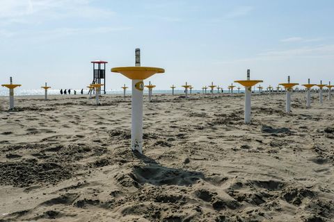 Strandabschnitt in Italien