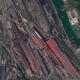 Ukraine-Krieg: Luftaufnahme des Azovstal-Werks in Mariupol