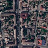 Ukraine-Krieg: Luftaufnahme Straßenzüge in Mariupol