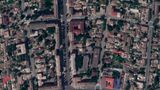 Ukraine-Krieg: Luftaufnahme Straßenzüge in Mariupol
