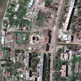 Ukraine-Krieg: Luftaufnahme von Popasna