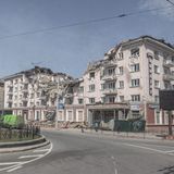 Ukraine-Krieg: Aufnahme eines Hotels in Chernikiv