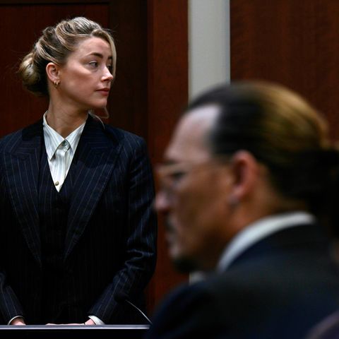Johnny Depp und Amber Heard im Gerichtssaal