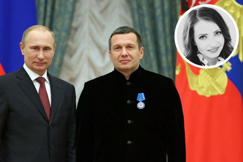Orden von Putin verliehen: Wladimir Solowojw ist einer der einflussreichsten Akteure der Kreml-Propaganda. 