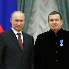 Orden von Putin verliehen: Wladimir Solowojw ist einer der einflussreichsten Akteure der Kreml-Propaganda. 