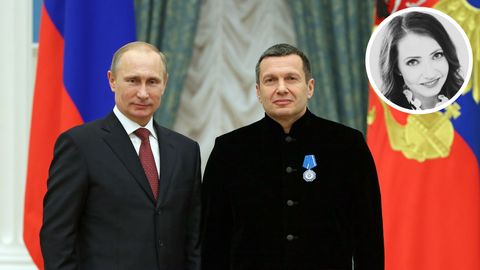 Orden von Putin verliehen: Wladimir Solowojw ist einer der einflussreichsten Akteure der Kreml-Propaganda. 