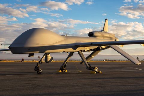 Eine MQ-1C Gray Eagle der US-Streitkräfte.