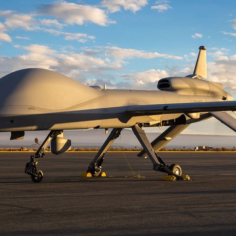 Eine MQ-1C Gray Eagle der US-Streitkräfte.