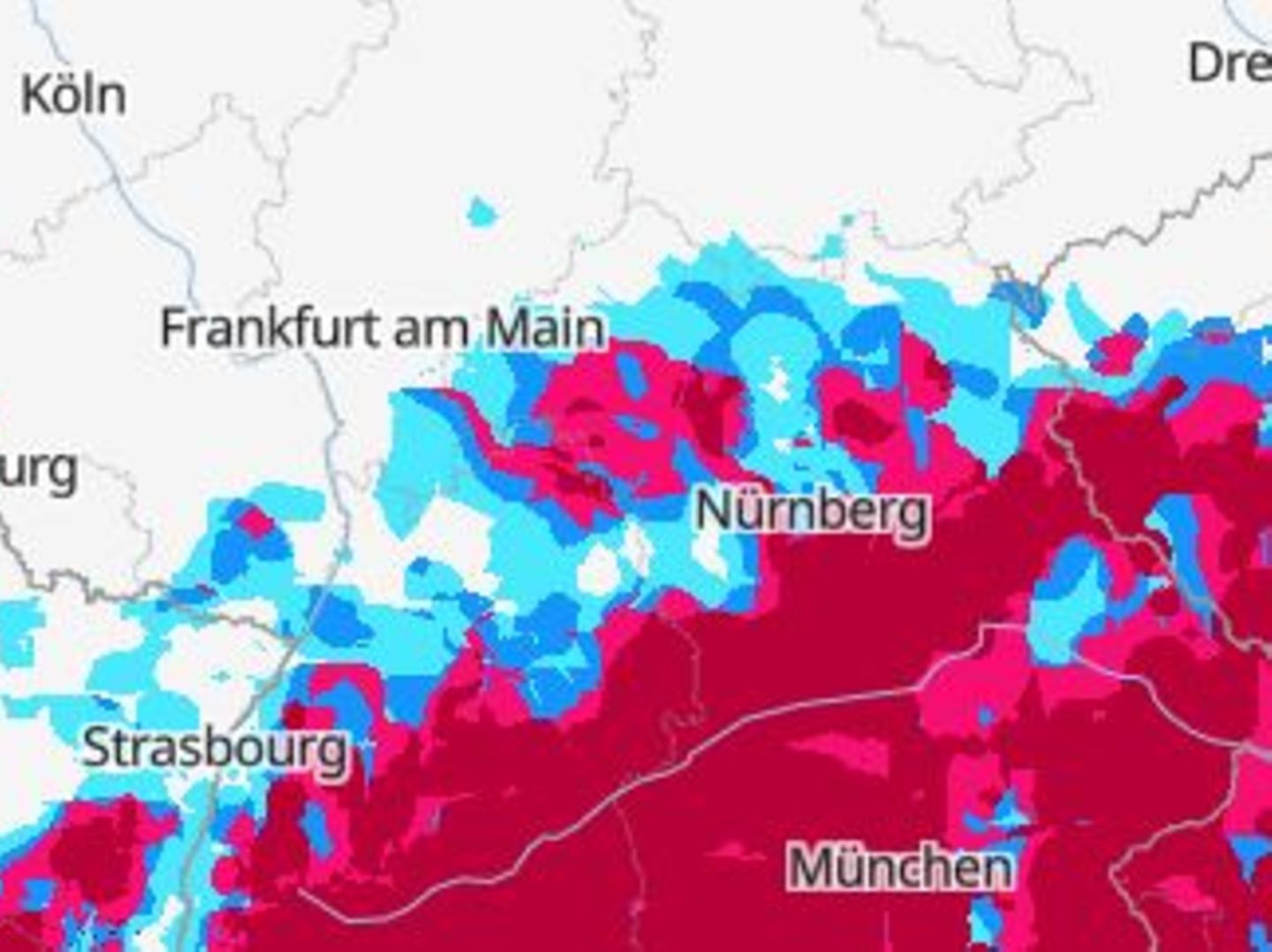 Gewitter an Pfingsten: Karte zeigt, wo Unwetter in Deutschland drohen |  STERN.de