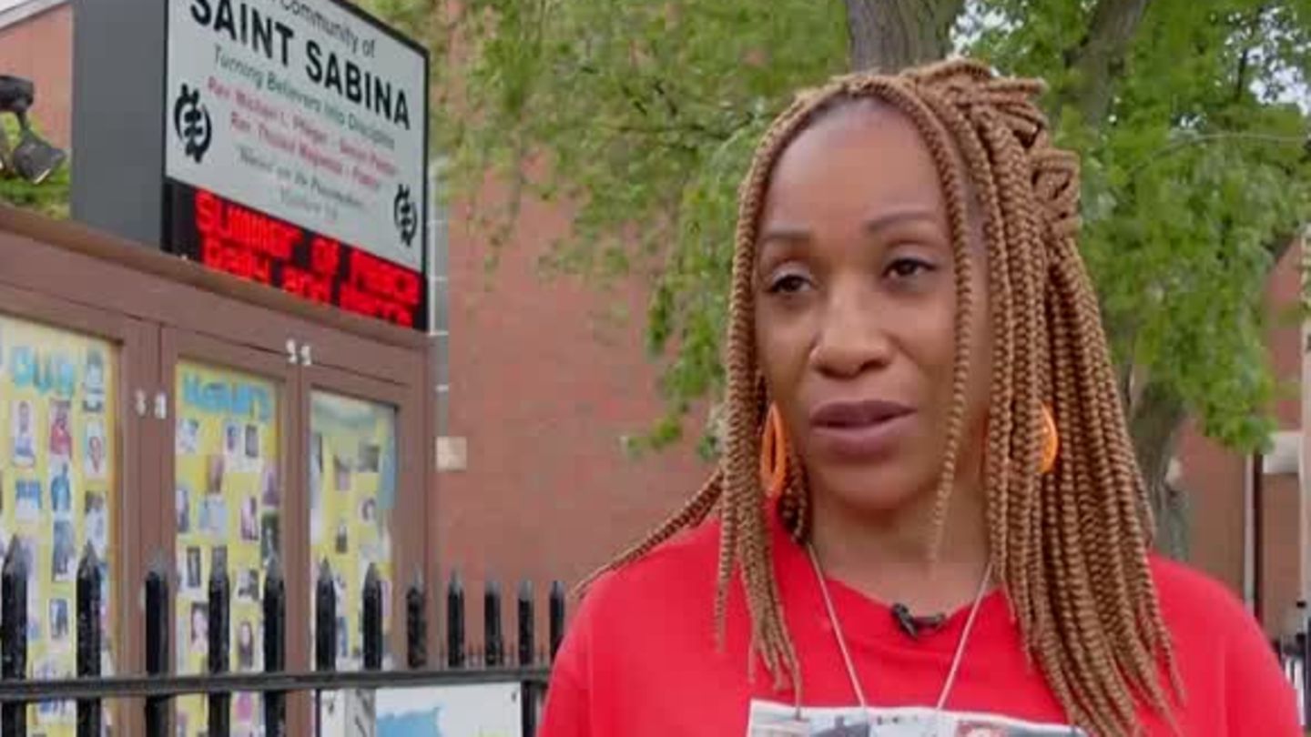 Gun violence in the United States: mother of a shot man accuses
