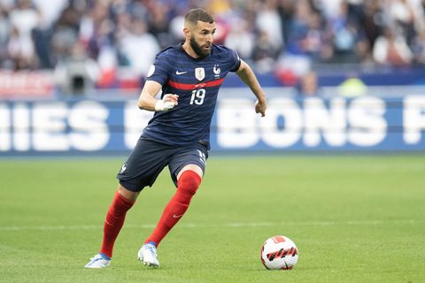 Karim Benzema bei einem Spiel der französischen Nationalmannschaft