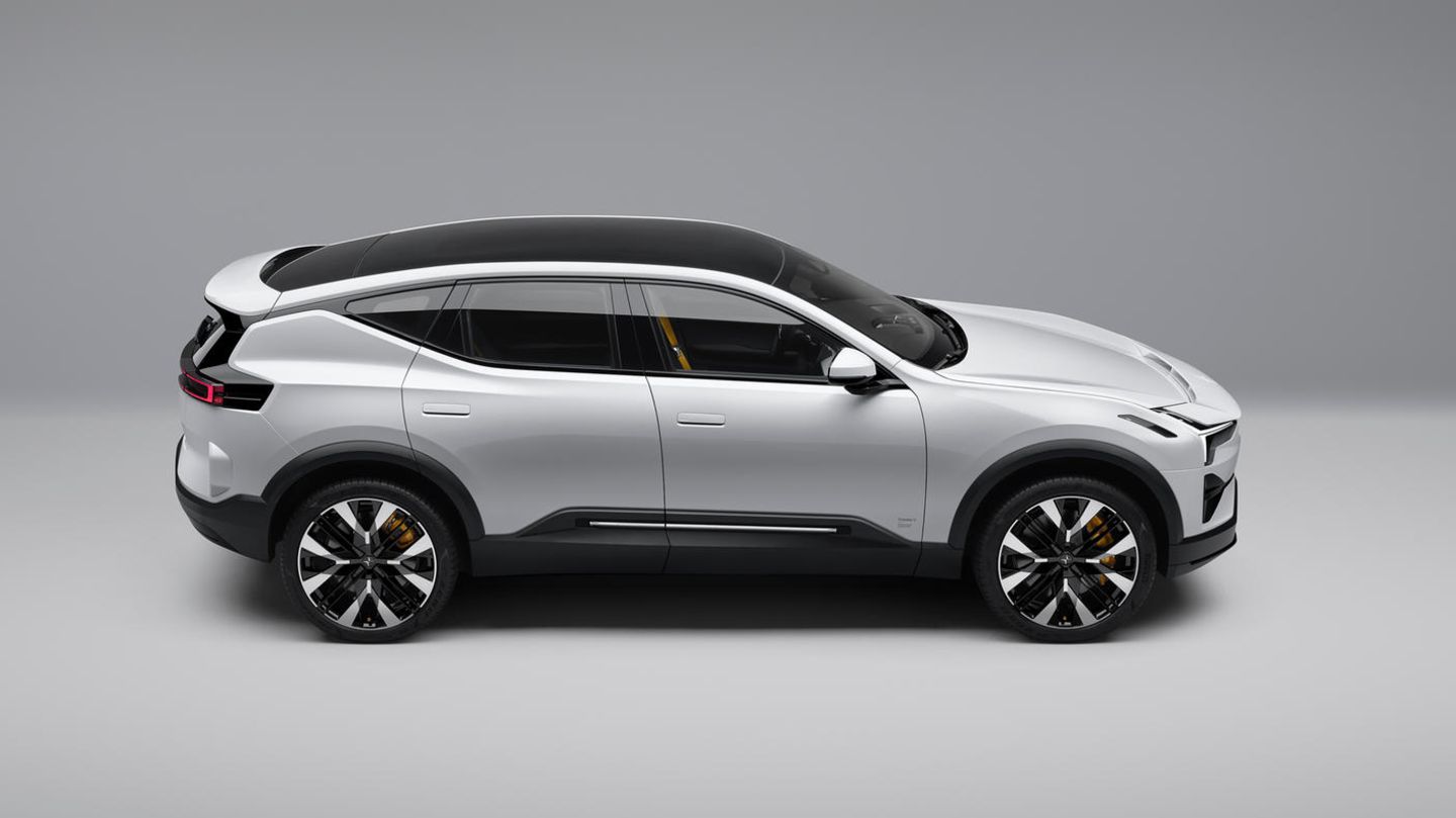 Der Polestar 3 in Seitenansicht