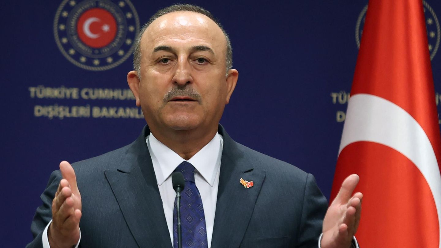 Türkeis Außenminister Mevlut Cavusoglu Türkeis Außenminister Mevlut Cavusoglu