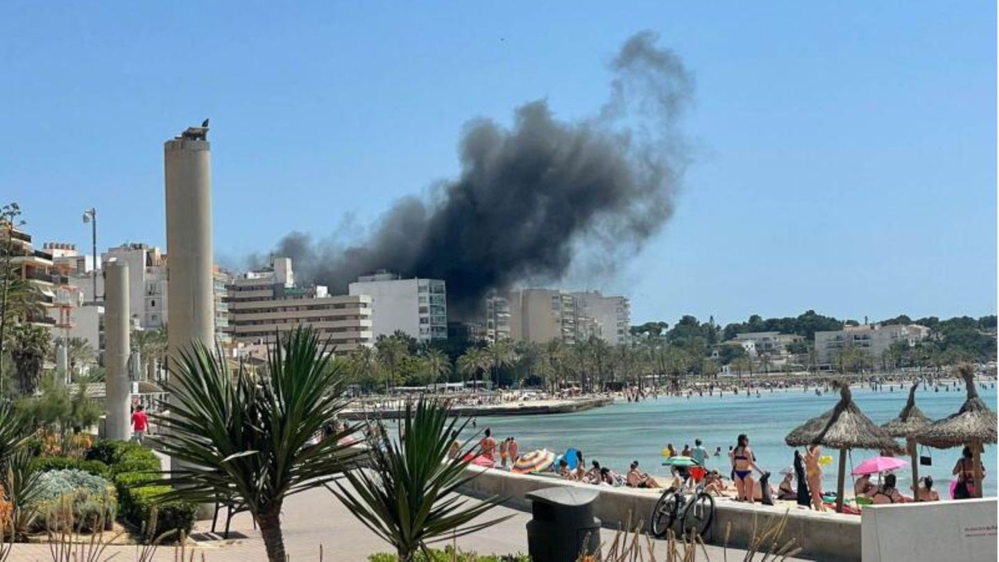 Brand auf Mallorca