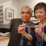 Kim Phuc und Fotograf Nick Ut heute
