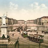 Turin und Brücke über den Po