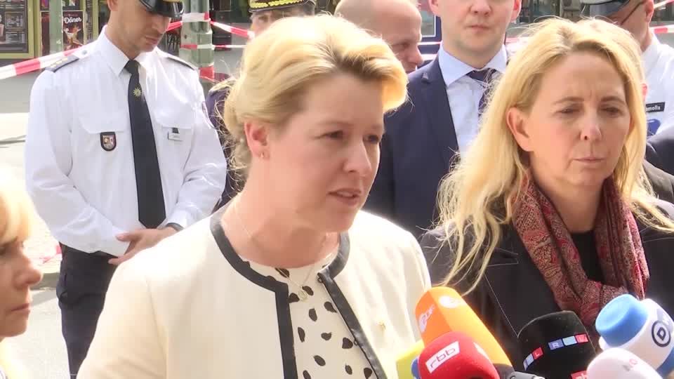 Vorfall nahe Ku'damm: Giffey verspricht Opfern und Angehörigen schnelle Hilfe – Spranger: Kein Bekennerschreiben entdeckt Vorfall nahe Ku'damm: Giffey verspricht Opfern und Angehörigen schnelle Hilfe – Spranger: Kein Bekennerschreiben entdeckt