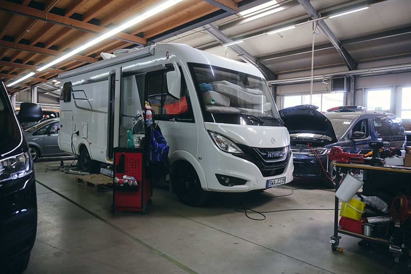Auch Wohnmobile werden auf Menschen mit Handicap 
angepasst