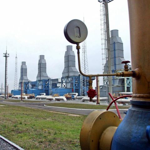 Verdichterstation der Jamal-Europa-Gaspipeline in Neswig, Weißrussland
