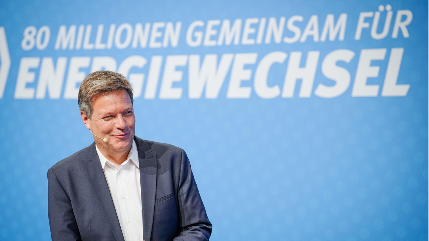 Robert Habeck stellt seine Kampagne "80 Millionen gemeinsam für Energiewechsel" vor