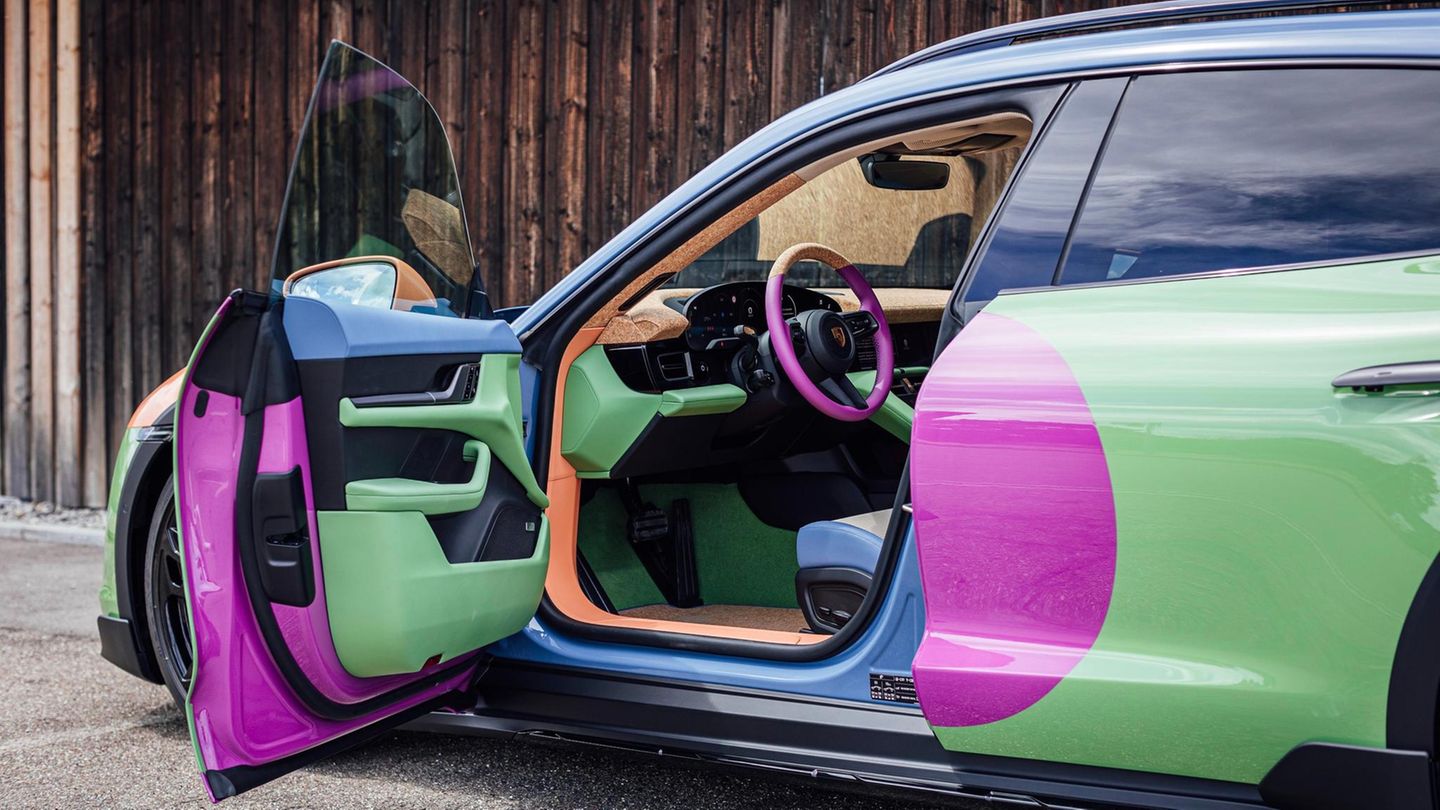 Autodesign: Auf den ersten Blick sieht dieser Porsche Taycan mehr nach einem Polo Harlekin aus. Mit dem wollte VW in den 1990er-Jahren ihre Modulbauweise zeigen. Auf den ersten Blick sieht dieser Porsche Taycan mehr nach einem Polo Harlekin aus. Mit dem wollte VW in den 1990er-Jahren ihre Modulbauweise zeigen.