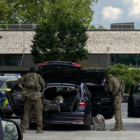 Spezialkräfte der Polizei an Hammer Hochschule