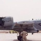 A-10 ebenfalls mit zerfetztem Triebwerk.