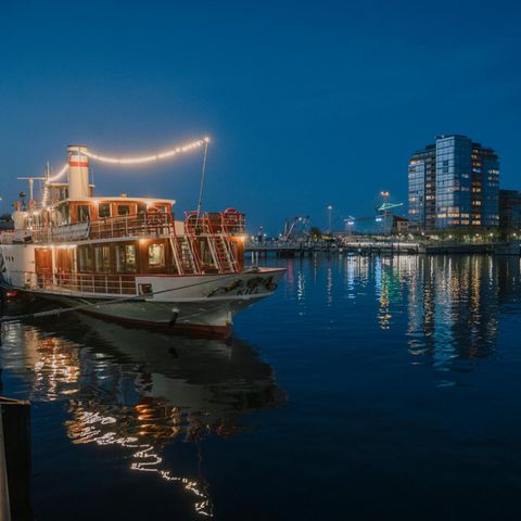 Raddampfer "Freya" in der Kieler Förde