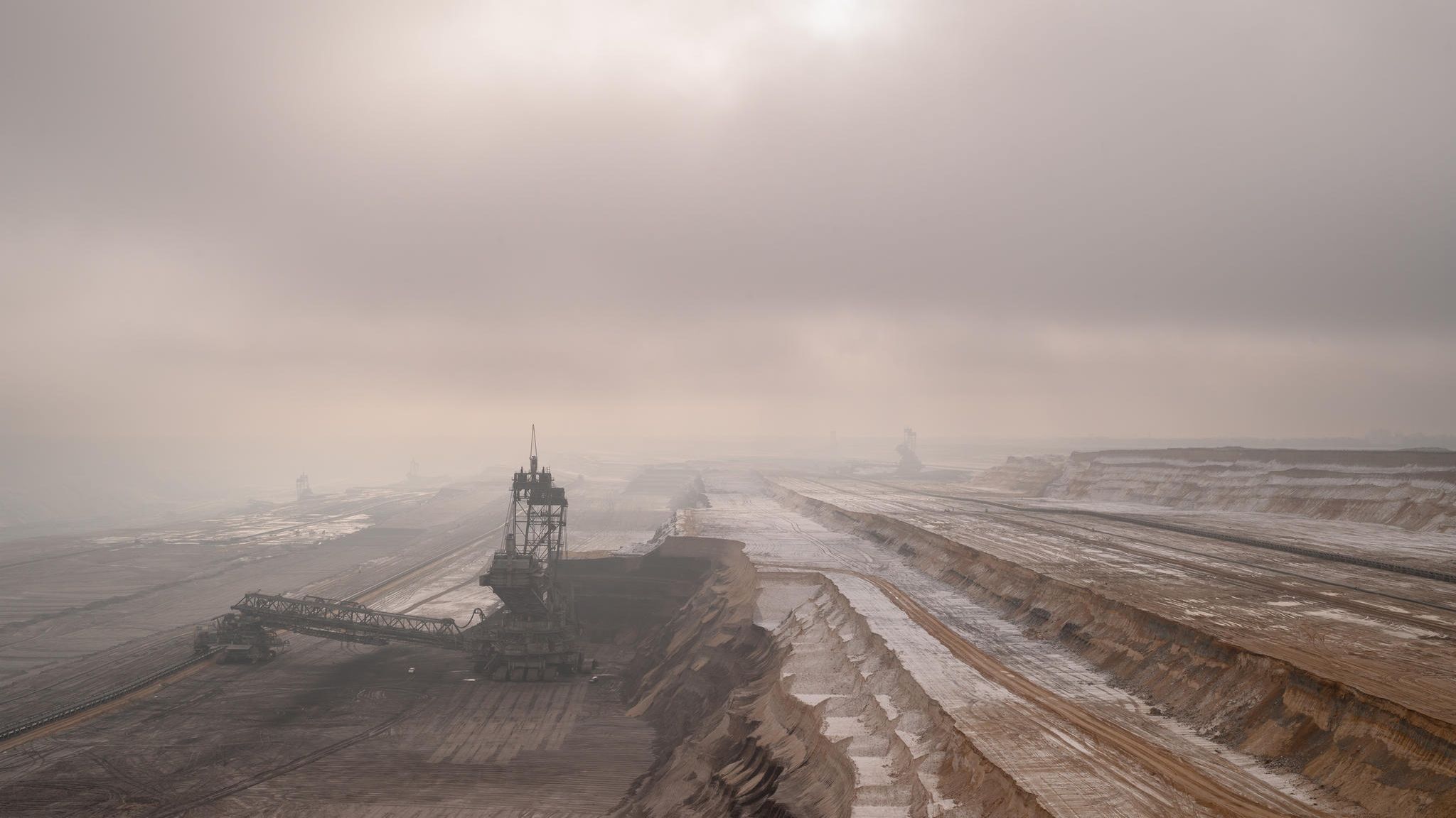 Blick auf den Tagebau Garzweiler