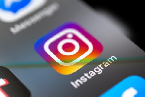 Instagram App auf einem Smartphone.